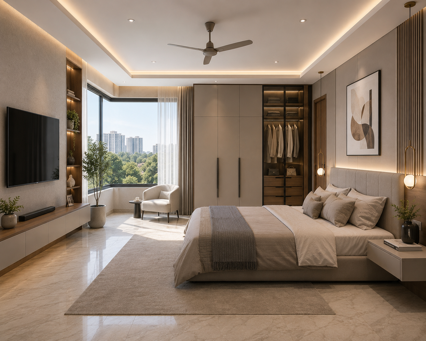 Completed Premium Bedroom